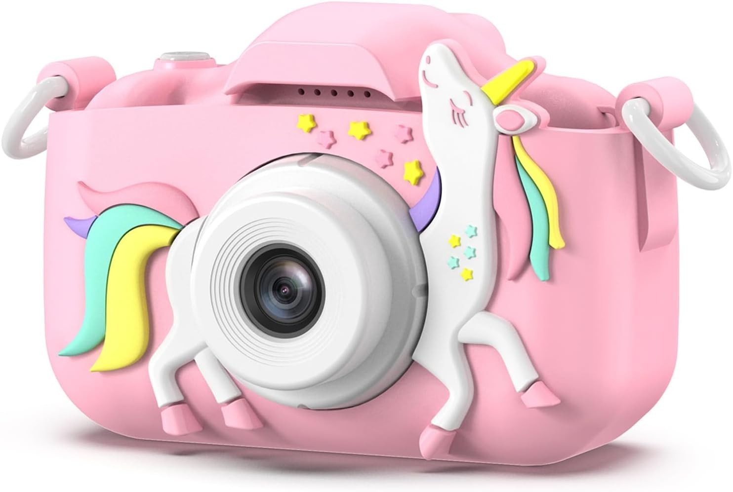 Kids Camera Digital Video Toy 3-8 Years HD w/ 64GB SD Card Gift