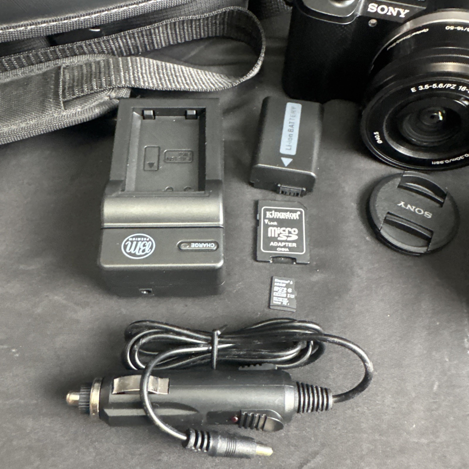 Sony Alpha A5000 20.1MP Mirrorless Camera w/ 16-50mm OSS + 55-210mm OSS Lens