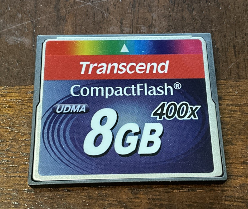 Transcend – 8 GB Compact Flash 400X