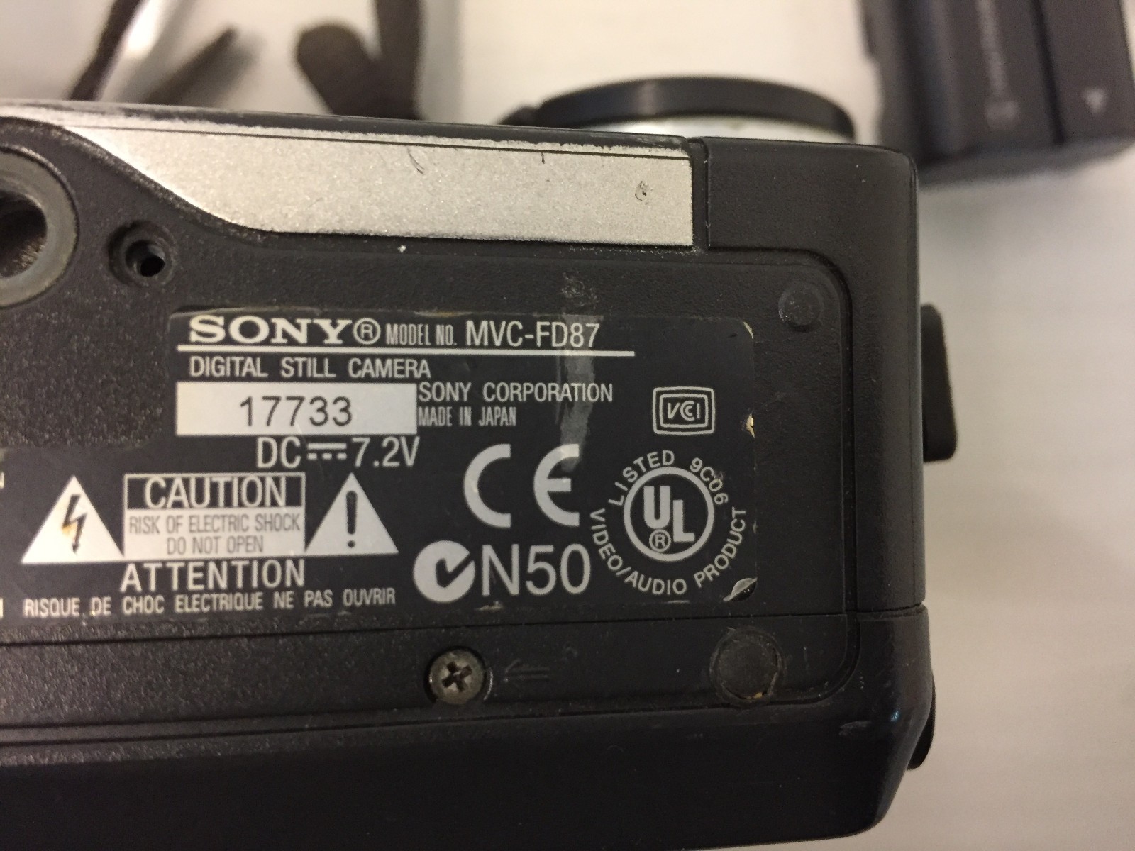 Sony FD Mavica MVC-FD87 1.3MP Vintage Floppy Disk Digital Camera