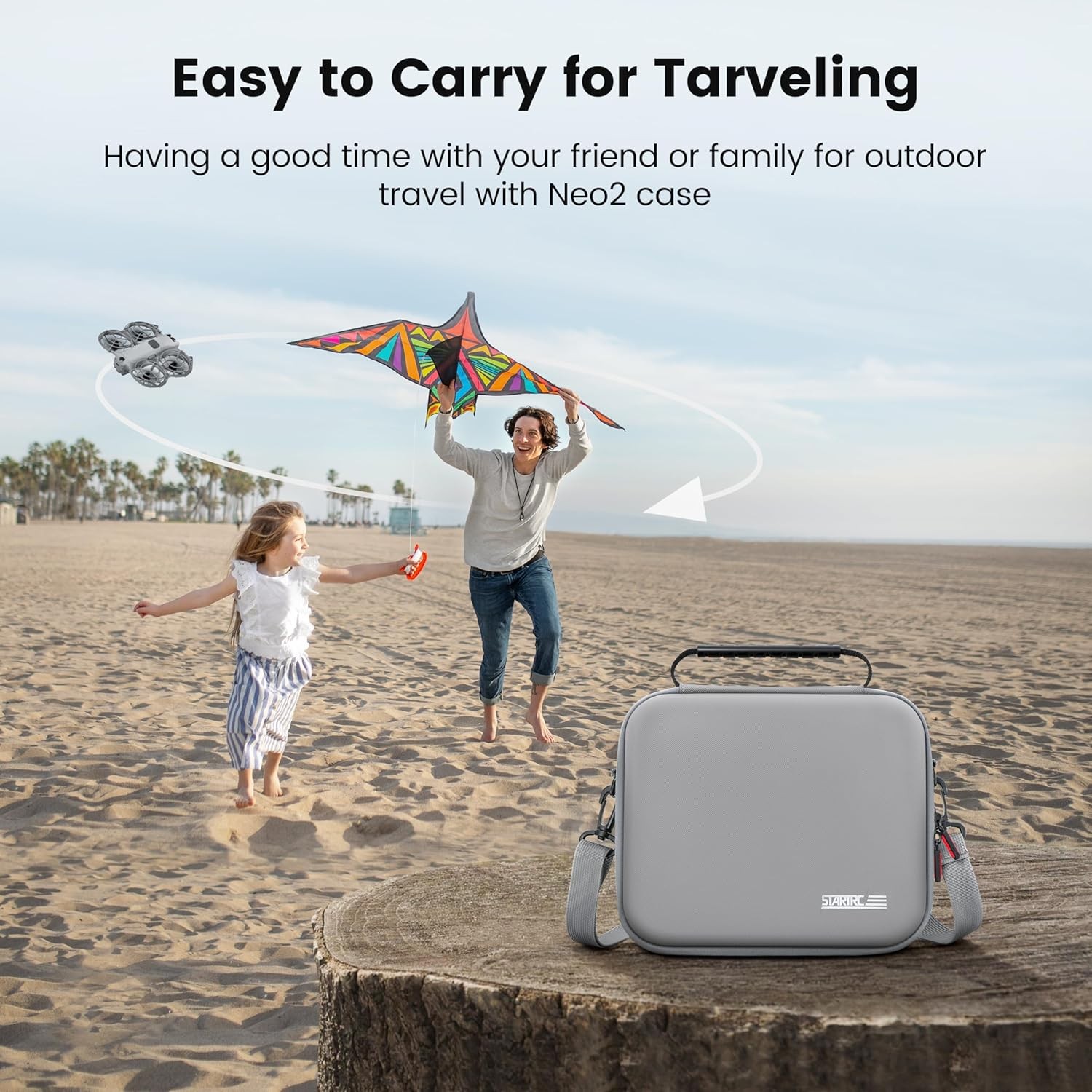 Hand Carrying Case For DJI Neo 2 Fly More Combo with Goggles N3 & RC Controller