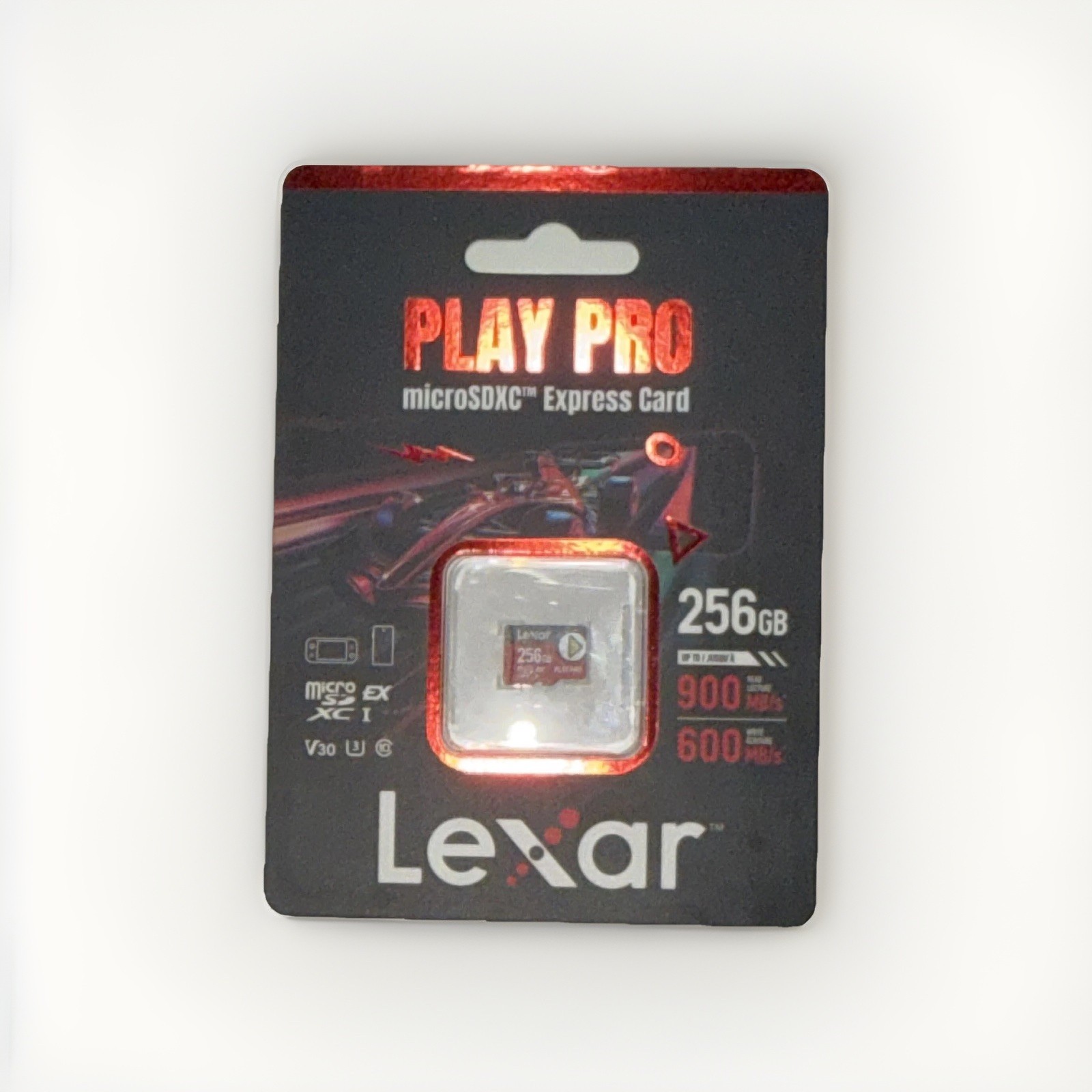 Lexar PLAY PRO 256GB microSDXC Express Card Class 3 High Speed For Switch 2