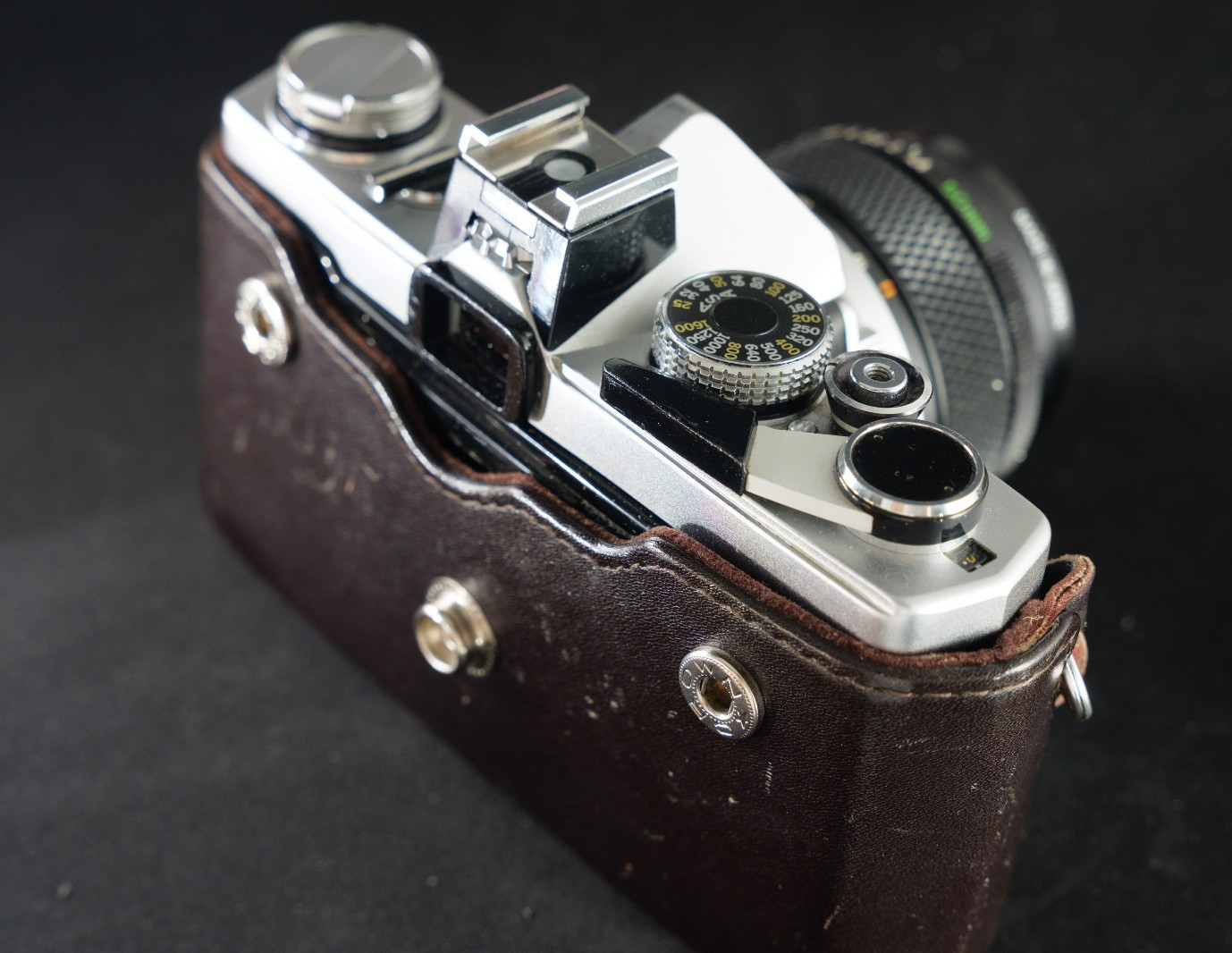 Olympus OM-1 35mm SLR Film Camera w/ 50mm f1.4 silver nose – Film Tested