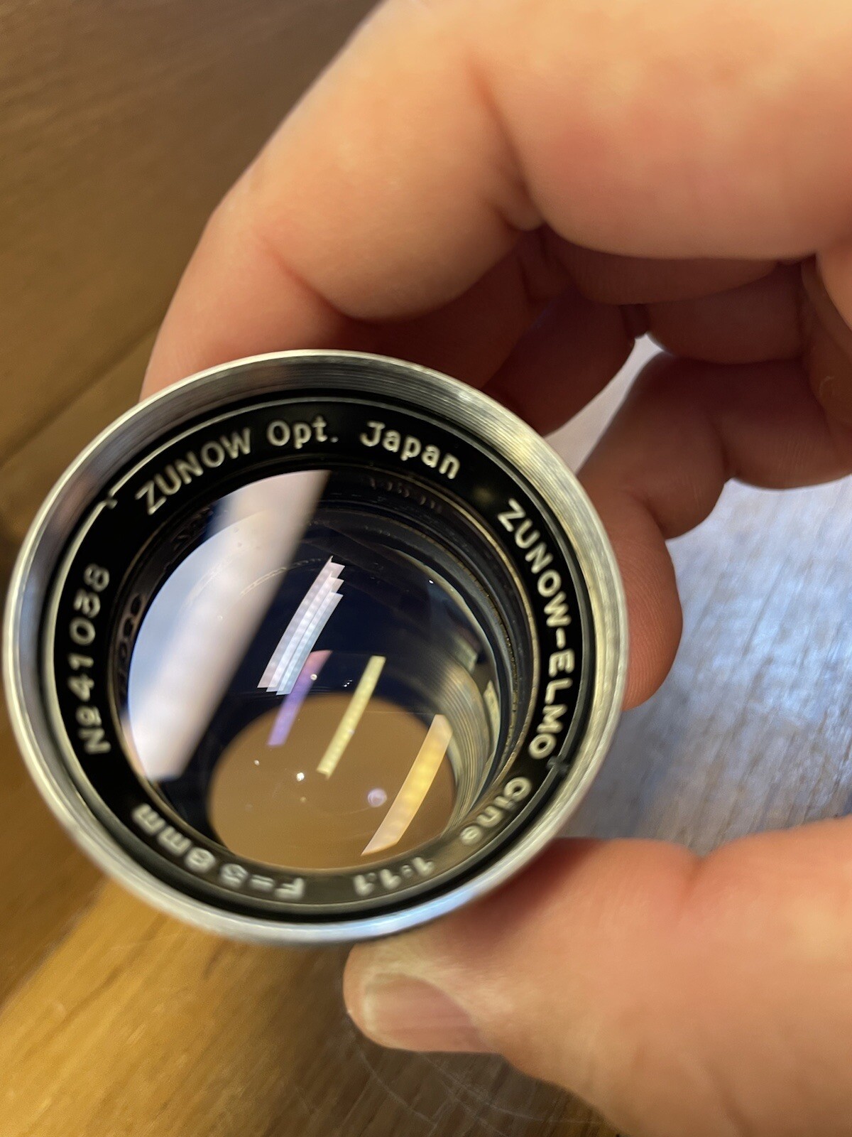 *Almost Mint* Zunow Opt. Zunow ELMO Cine 38mm F/1.1 High Speed Lens D Mount /JPN