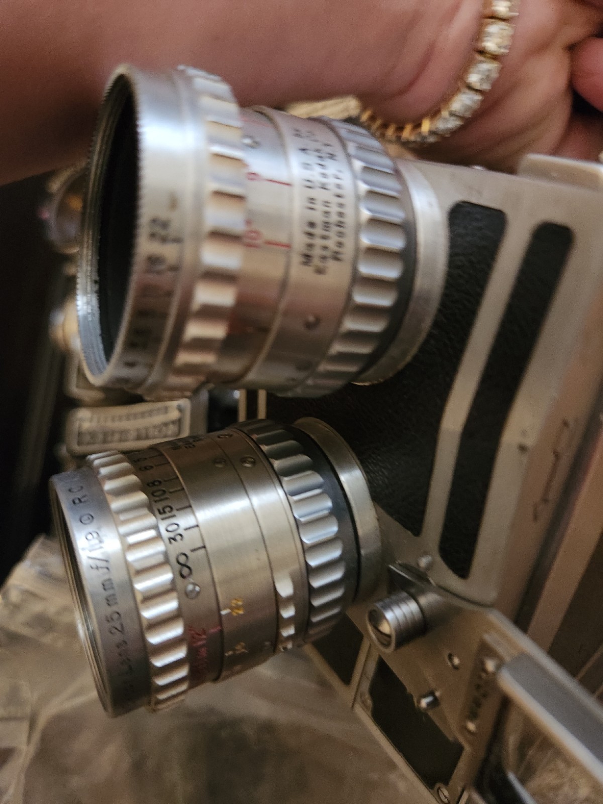 Kodak Cine Ektar 25mm f/1.9 Lens w/ Matching 25mm Finder Cine-Kodak Special