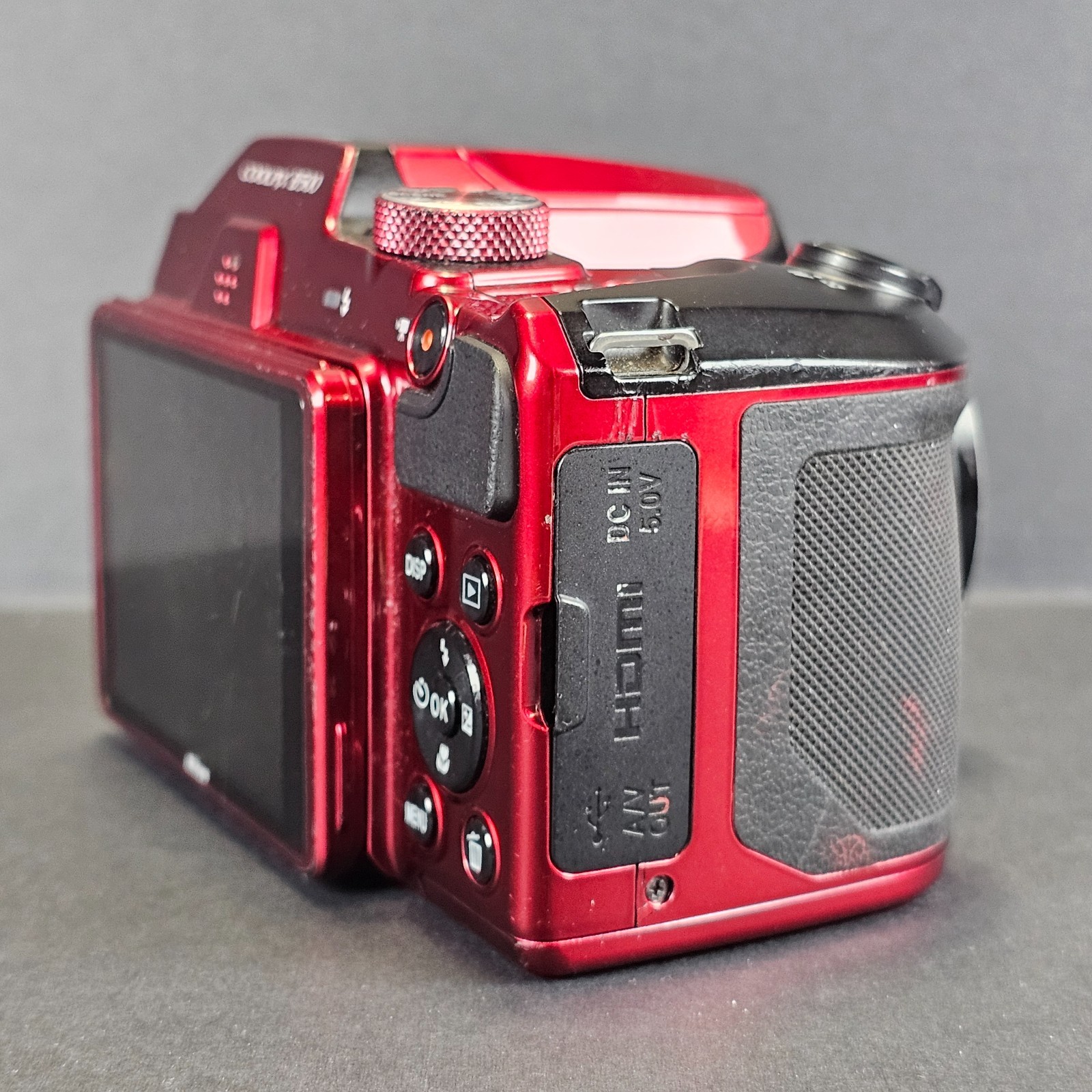 Nikon COOLPIX B500 Red 16MP 40x Optical Zoom Digital Camera Wi-Fi Bluetooth