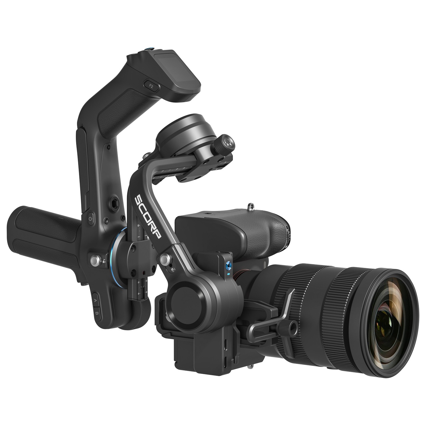 Feiyu SCORP 2 Kit AI Track Handheld Gimbal Stabilizer for DSLR Mirrorless Camera
