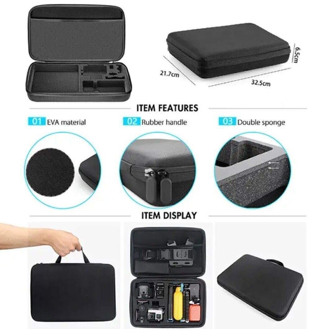 50 in 1 Action Camera Accessories Kit For Gopro Hero 12 11 10 9 8 7 6 5 4 3+/DJI
