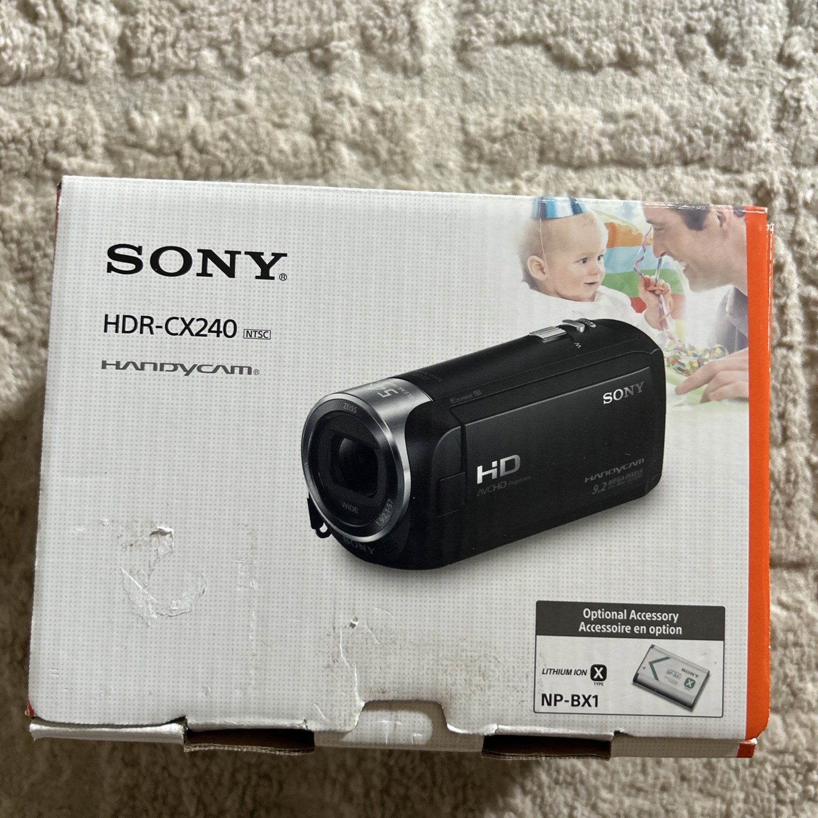 Sony CX240 Handycam Video Camera 54x Zoom 9.2MP 1080p Full HD