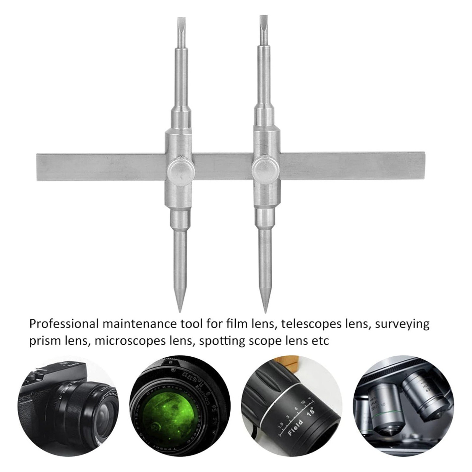10mm-130mm Camera Lens Removal Wrench Open Tool Steel Spanner Repair Tool Kit