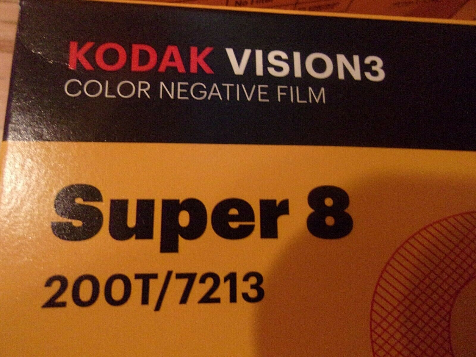 Kodak Vision 3 200T 7213 Super-8 Color Negative Film – NEW Fresh Kodak SEE VIDEO