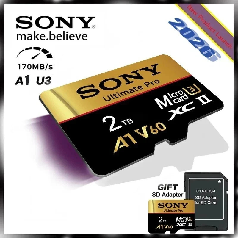 Brand New SONY High-Speed TF SD Card 2TB Memory Card