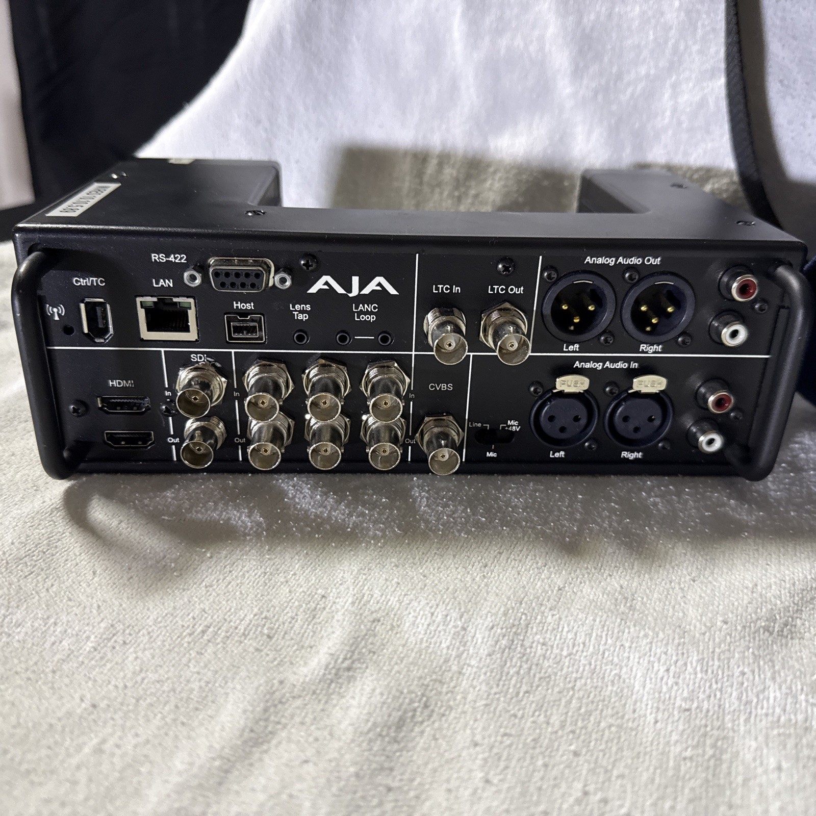 Aja Ki Pro HD/SD Video Recorder and Player with AC Power Adapter & Carrying Case