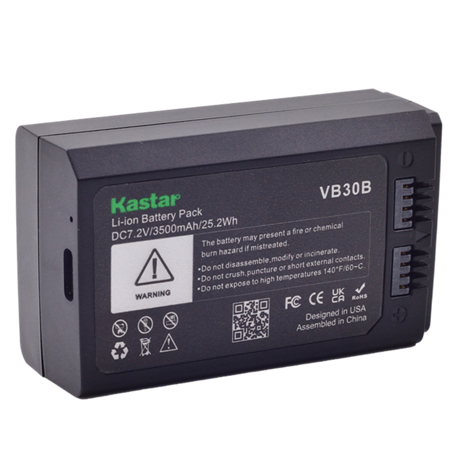 Kastar VB30B Type-C Battery for V1PRO-C V1PRO-N V1PRO-S V100C V100N V100S MF-R76