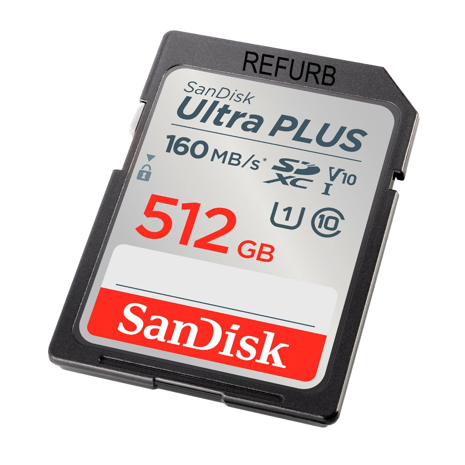 SanDisk – Ultra PLUS 512GB SDXC UHS-I Memory Card