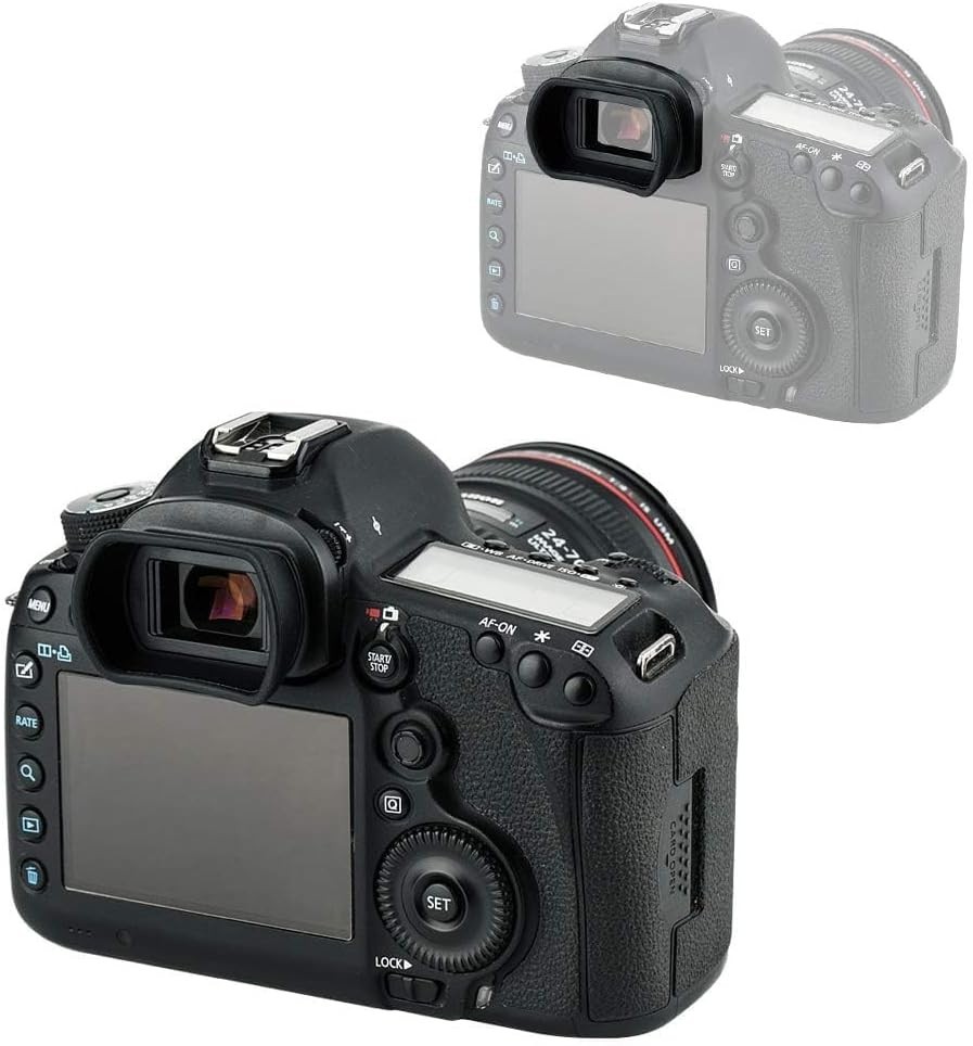 Long Eyecup Eyepiece for Canon EOS 5D Mark IV III, 1D Mark III IV, 7D Mark II