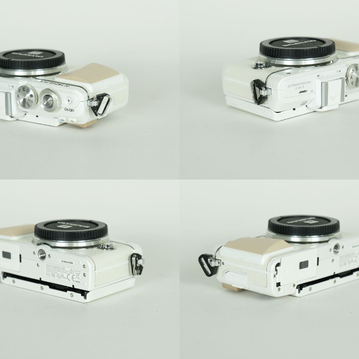 Olympus PEN Lite E-PL7 Body White Micro Four Thirds Camera with Flip Screen