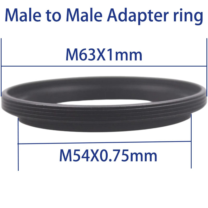 M54 To M63 M54x0.75mm To M63x1mm Astronomical Telescope Thread Ring Adapter