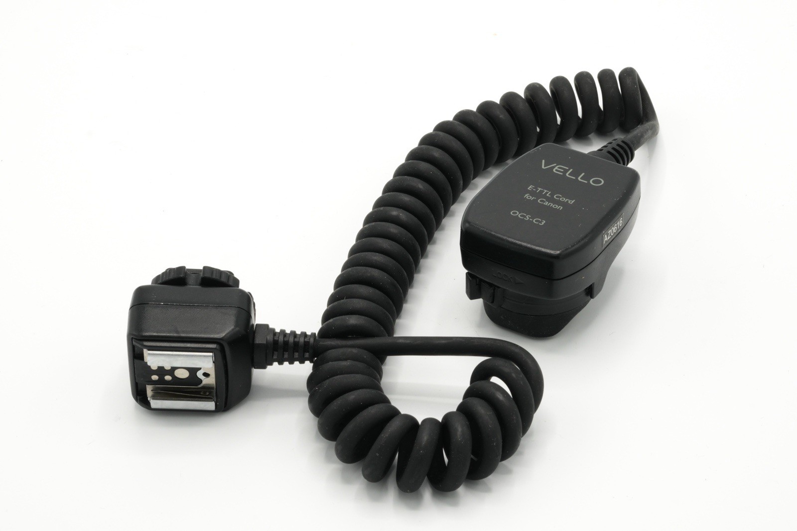 Vello OCS-C3 E-TTL Off-Camera Flash Sync Cord for Canon Hot Shoe