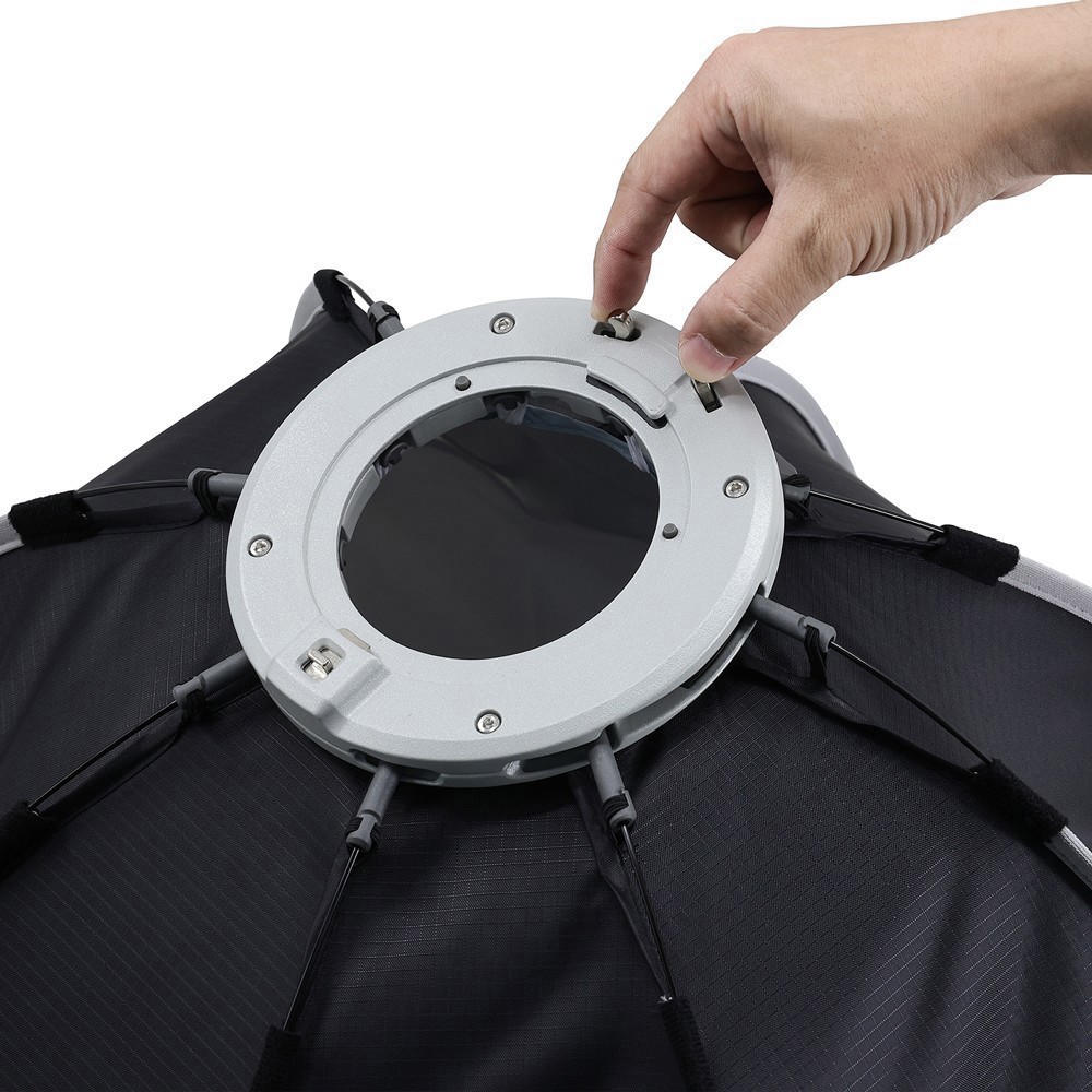 Triopo K3 90cm Octagon Softbox Bowens Mount Grid for Studio flash,outdoor light