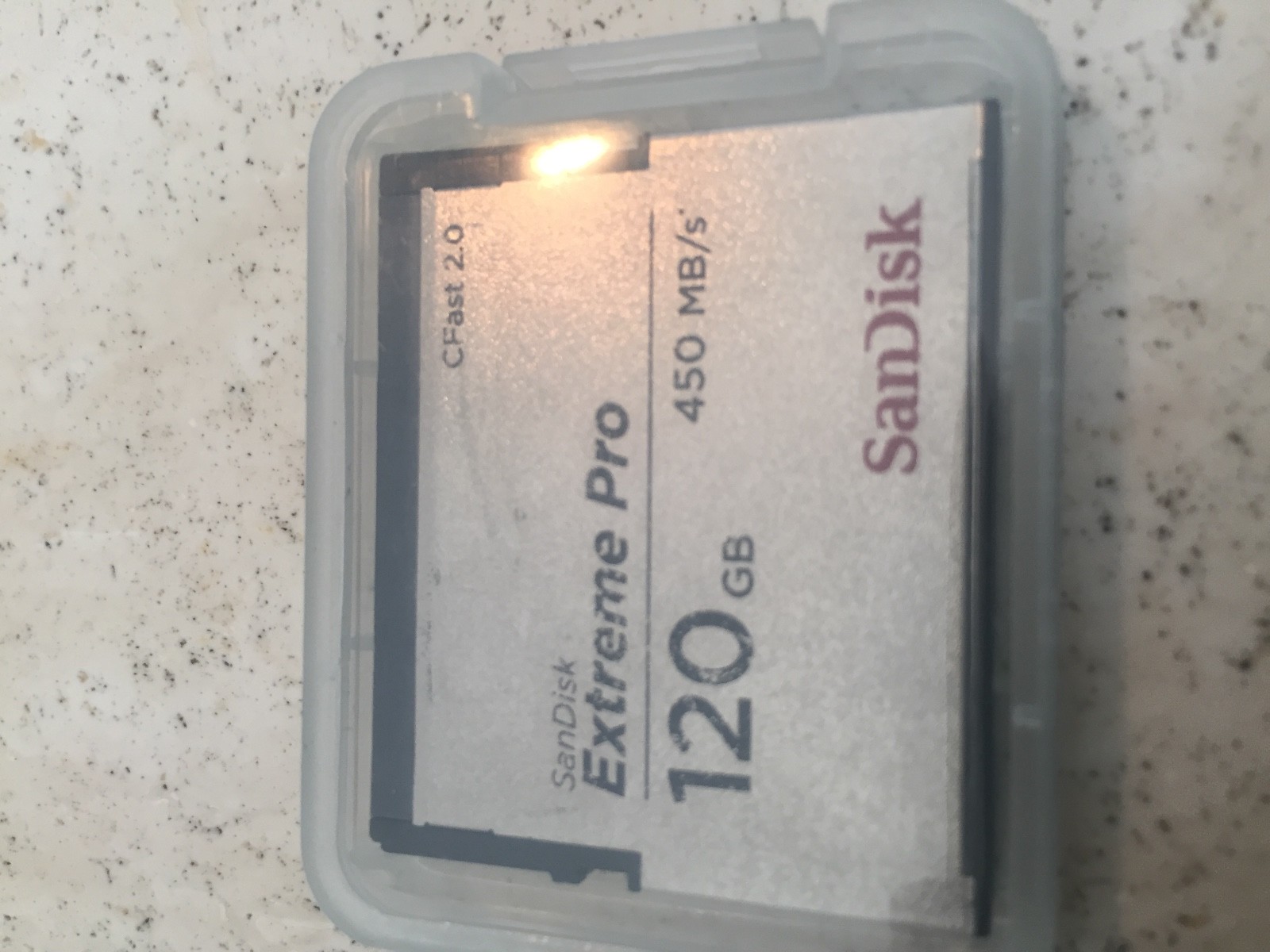 SANDISK EXTREME PRO 120GB CFAST 2.0 CARD. 450 MB/S lot of 2