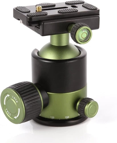 20Kg/44Lb Load 360° Panoramic Professional Heavy Duty Tripod Ball Head W/Arca Sw