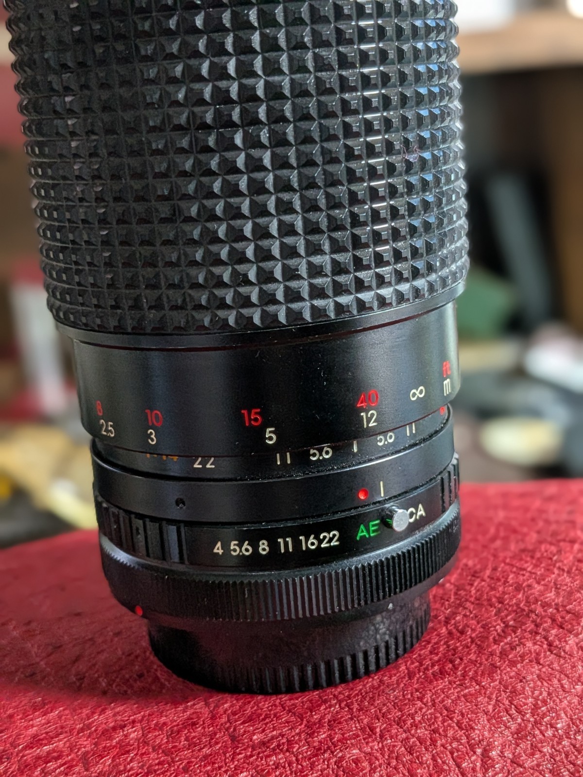 Vivitar 60-300mm f/4-5.6 MC Auto Zoom Macro Lens Canon FD Mount Clean. End Caps