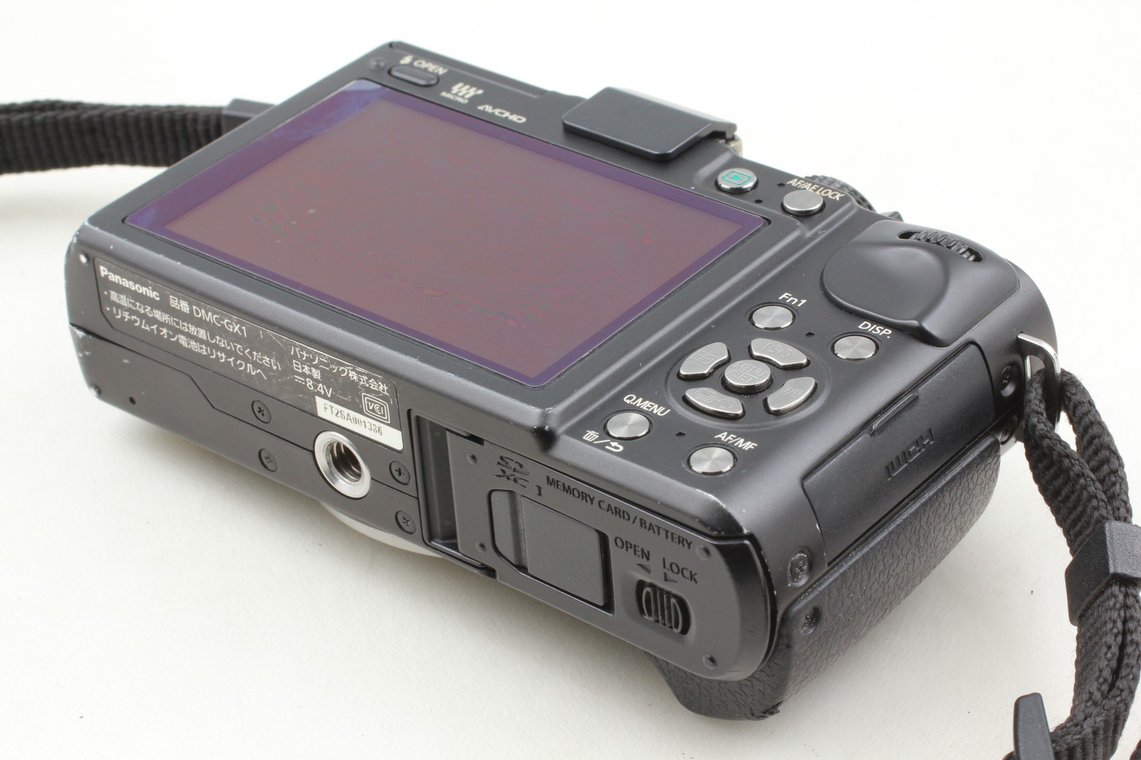 English OK [Exc+5] Panasonic LUMIX DMC GX1 Black 16.0 MP Digital Camera Body