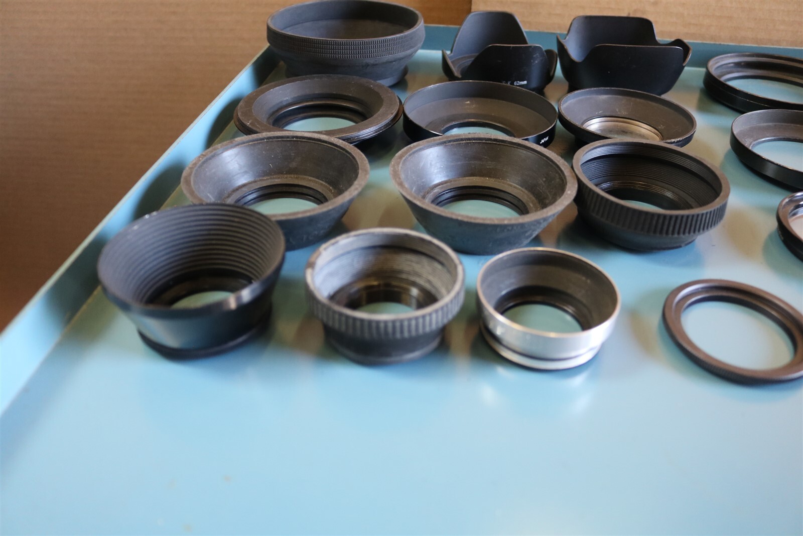 Tiffen & Others Assorted Adapter Rings, Hoods & More 33mm to 72mm – – – E1806