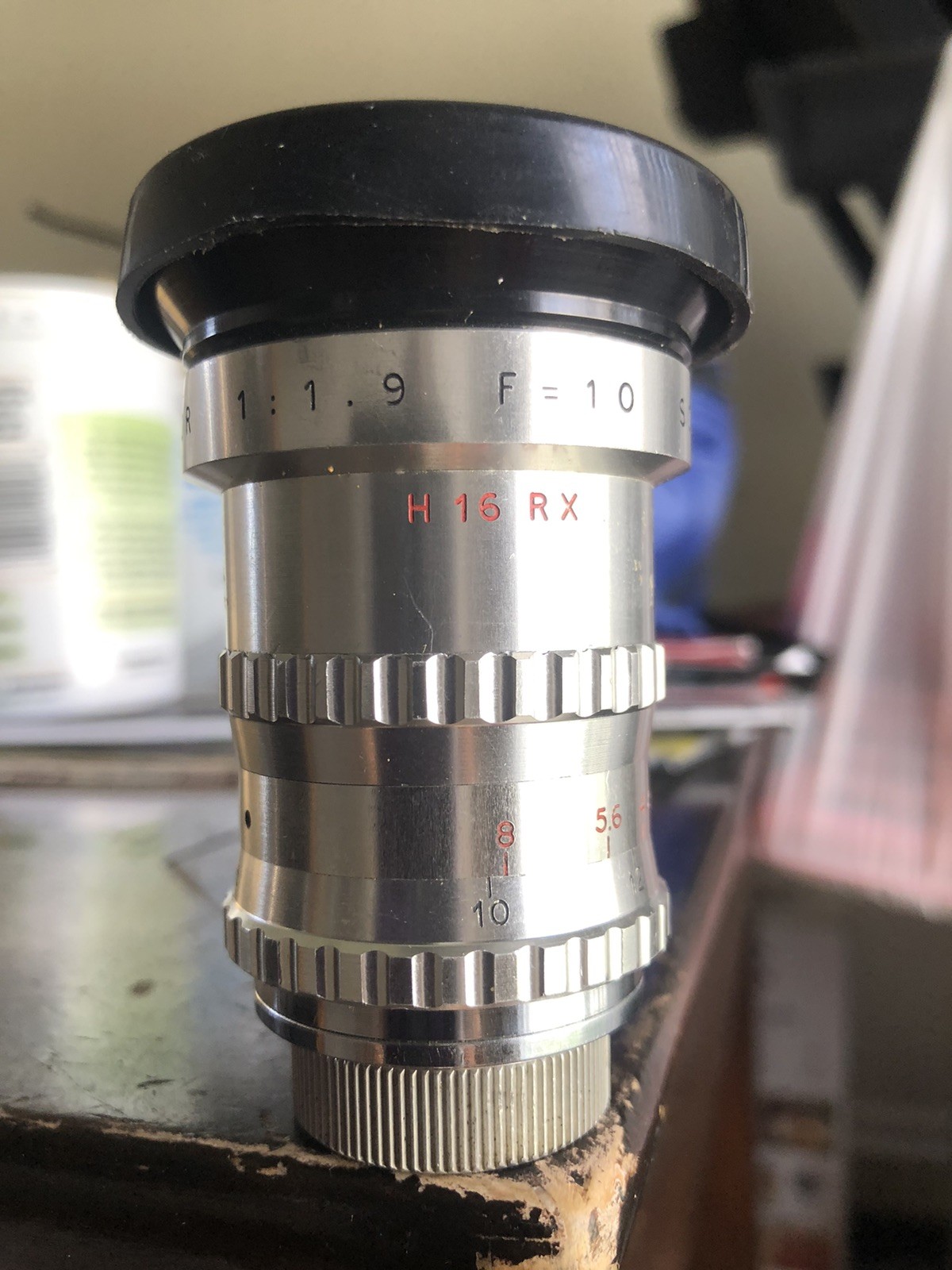 Cinor 10mm F1.9 H16 RX Lens C mount lens H16 lens for Bolex H16 As Is