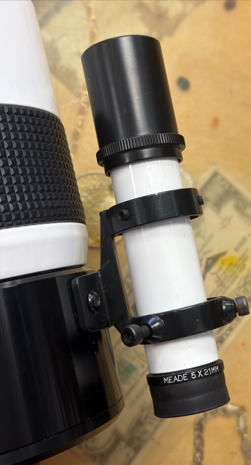 Meade 1000mm f/11 Mirror Spotting Scope D=90mm T-Adapter w/ Eye Piece