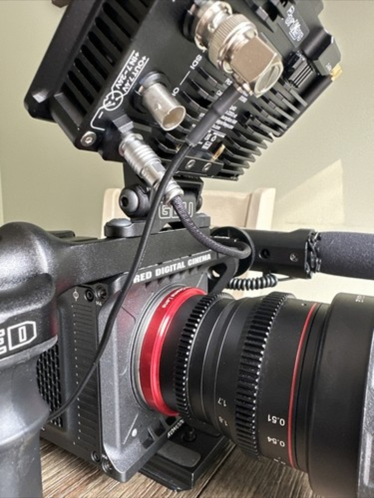 Blackmagic 3G HD SDI Flexible Cable RG179 BNC Right Angle Male for Sony FS5 FS7
