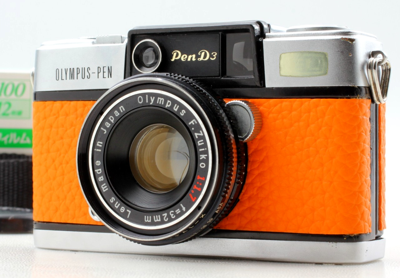 Repaired/Tested [MINT] Olympus PEN D3 35mm Half Film Camera 32mm f1.7 Lens JAPAN