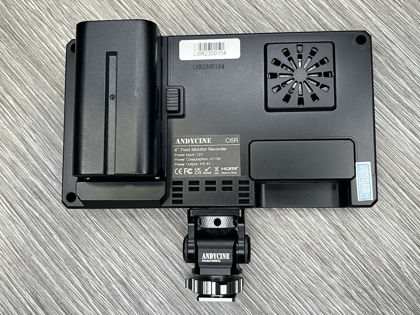 ANDYCINE C6R 6in LCD Field Video Monitor Recorder Touchscreen HDMI In/Out