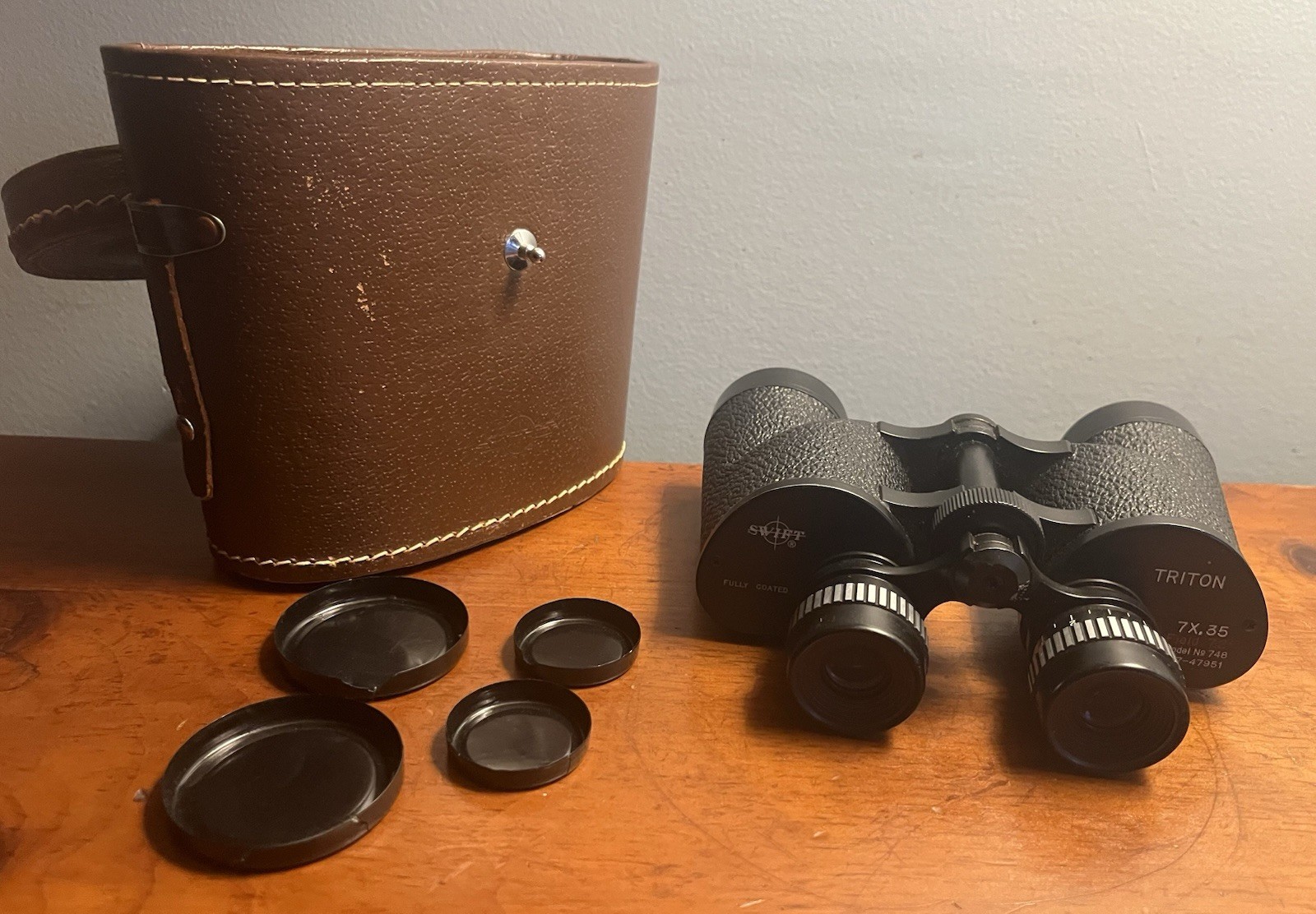 Swift Triton 7 x 35 Model 748 binoculars Fully Coated Tested Bird Watch Trilar
