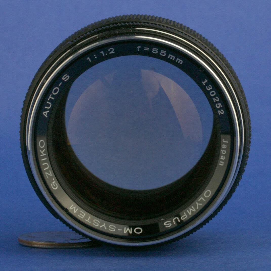 Olympus OM 55mm 1.2 Auto-S Lens