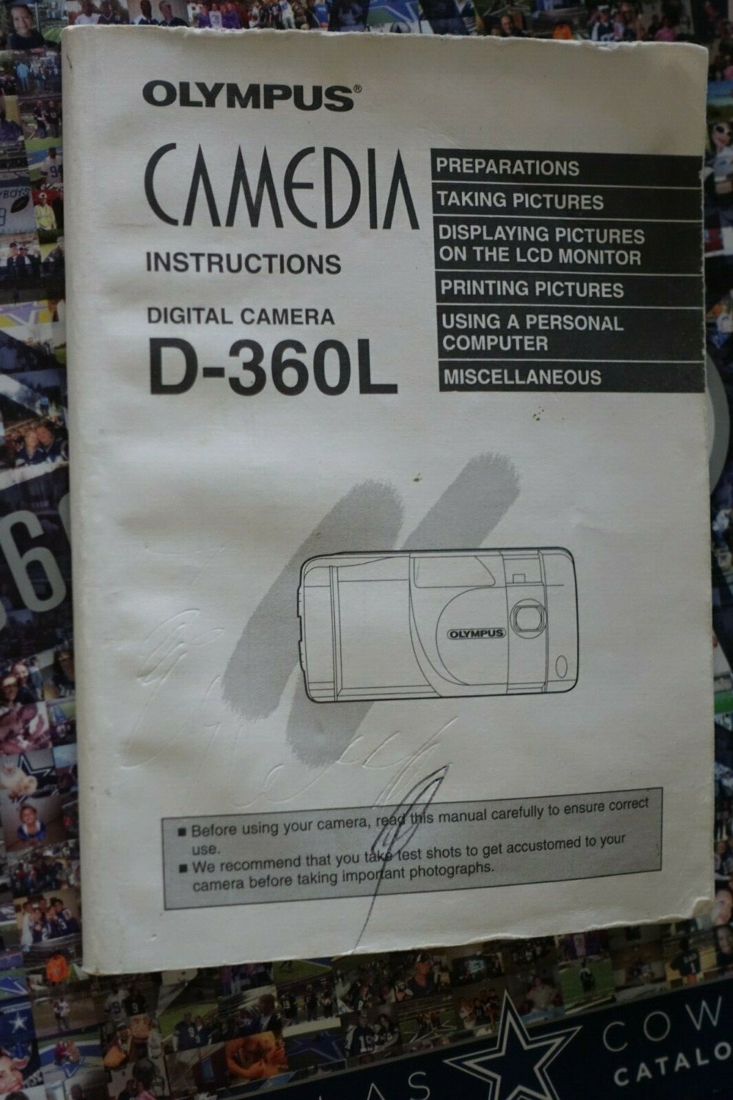 Olympus CAMEDIA D-360L Manual Instructions Only
