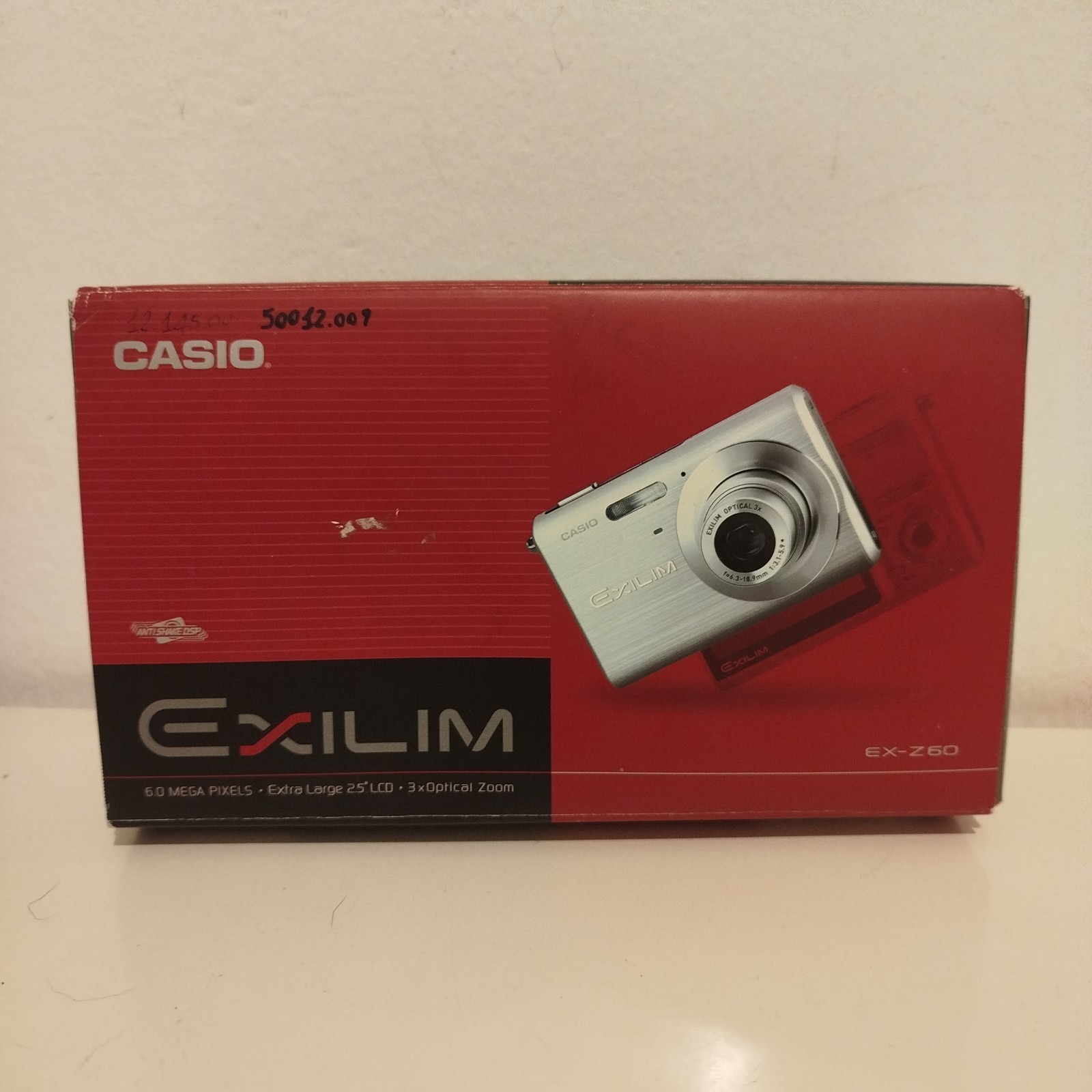 Casio Exilim EX-Z60 Digital Camera Compact Digital Camera 6.0 Pixel Box