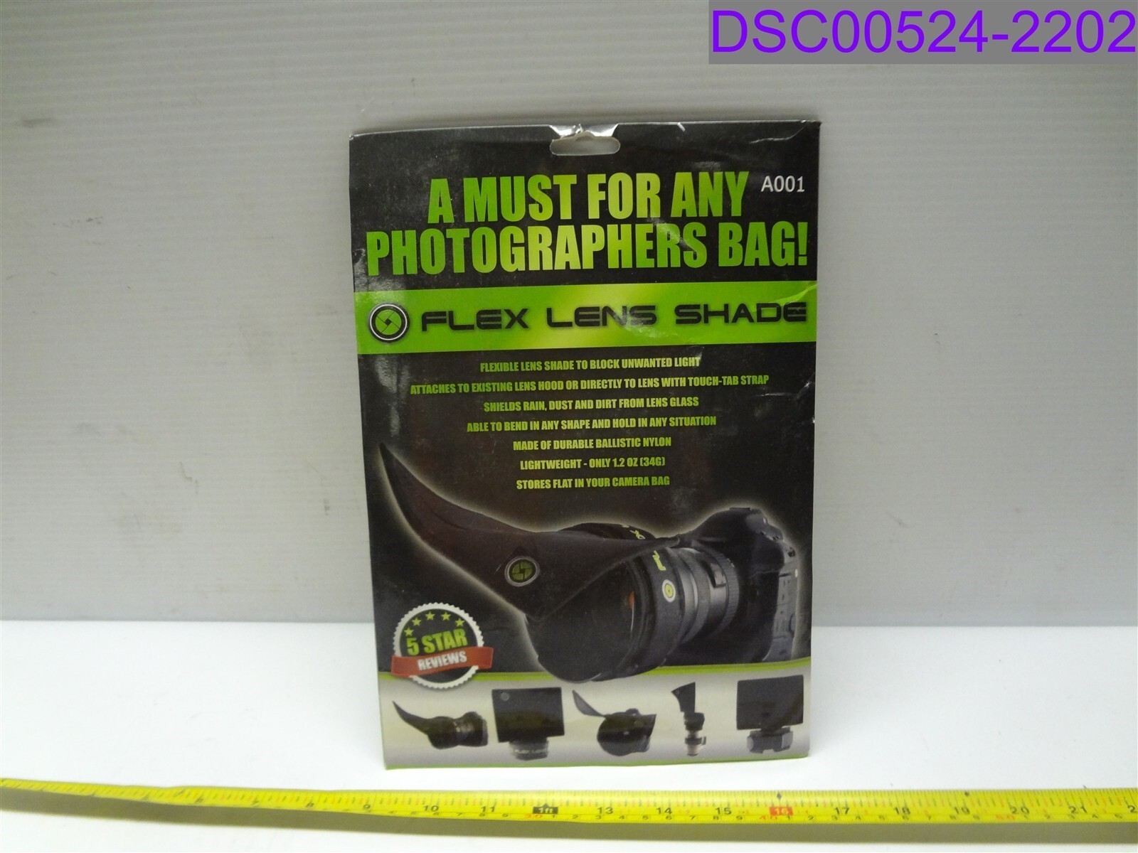 Photographers Flex Lens Shade P/N A001