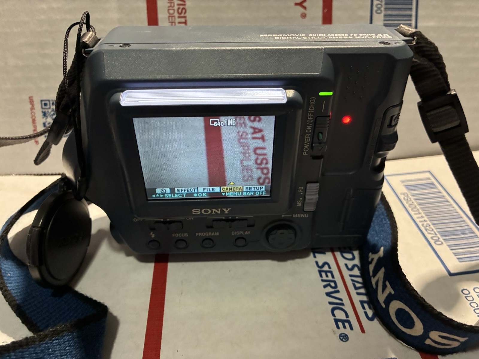 Sony MVC-FD100 FD Mavica TESTED 1.2MP Digital Camera 6x Zoom Charger & Extras!
