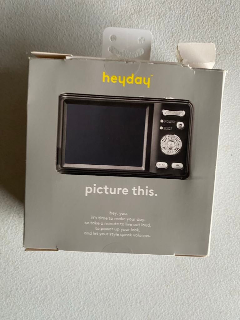 8MP 4K Digital Camera – heyday Black