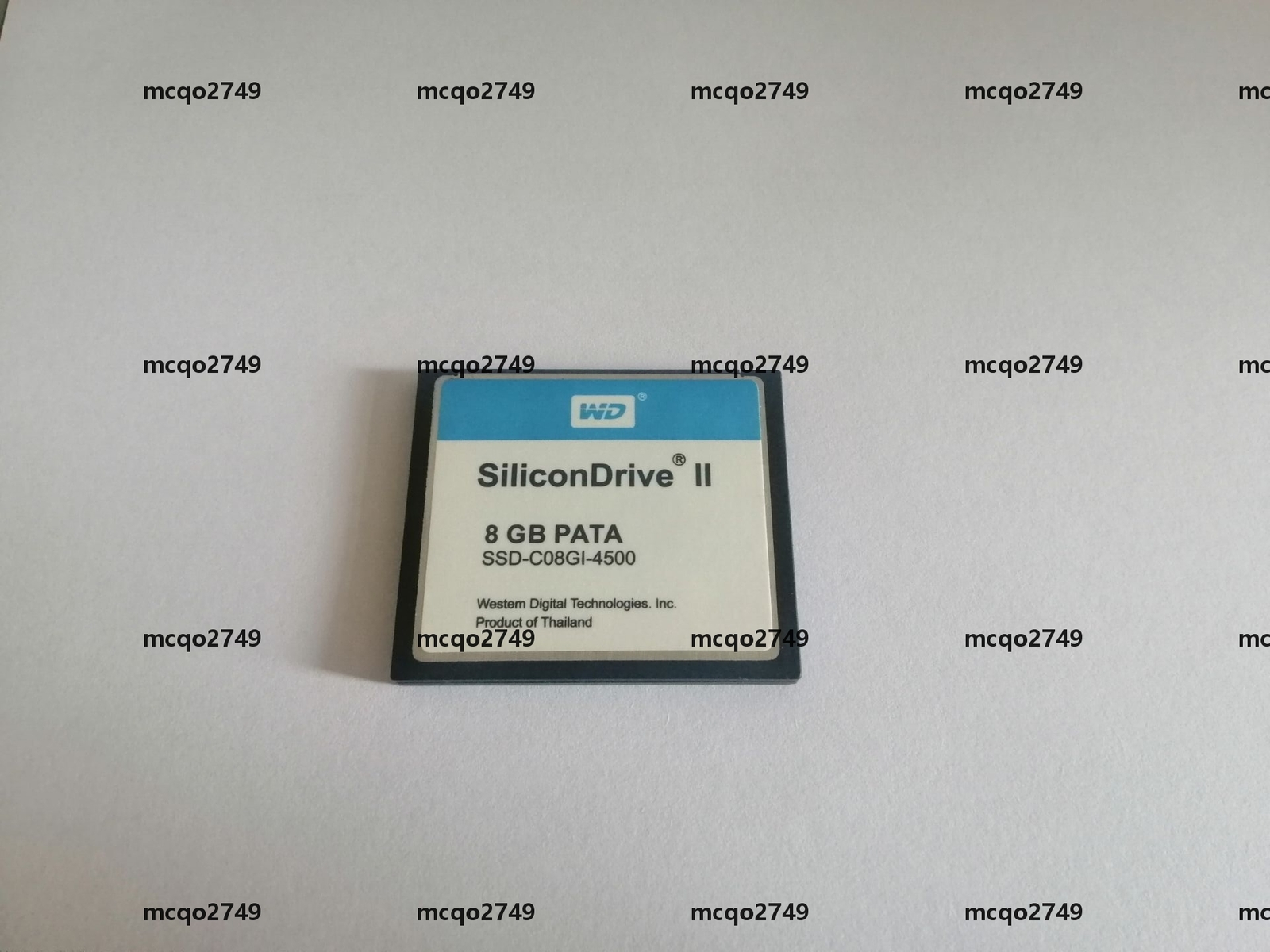 WD CF SSD-C08GI-4500 SiliconDrive II CF 8GB Compact Flash PATA SSD