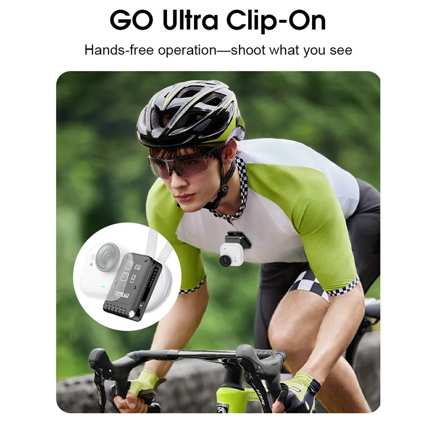 Snap Clamp Magnetic Backpack Clip Base Expansion Mount for Insta360 GO Ultra