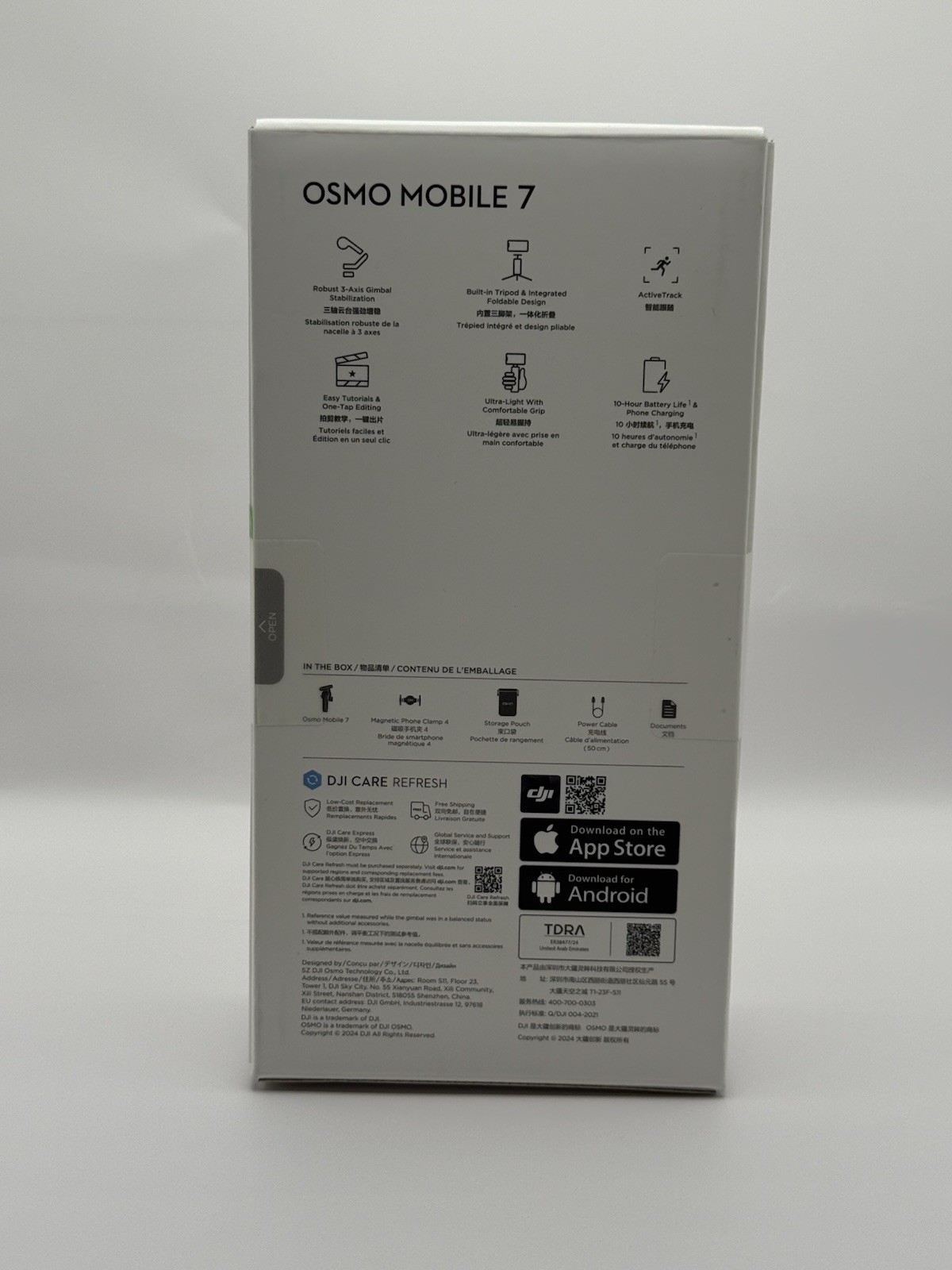 DJI Osmo Mobile 7 Smartphone Stabilizer 3-Axis Gimbal – Brand New Sealed