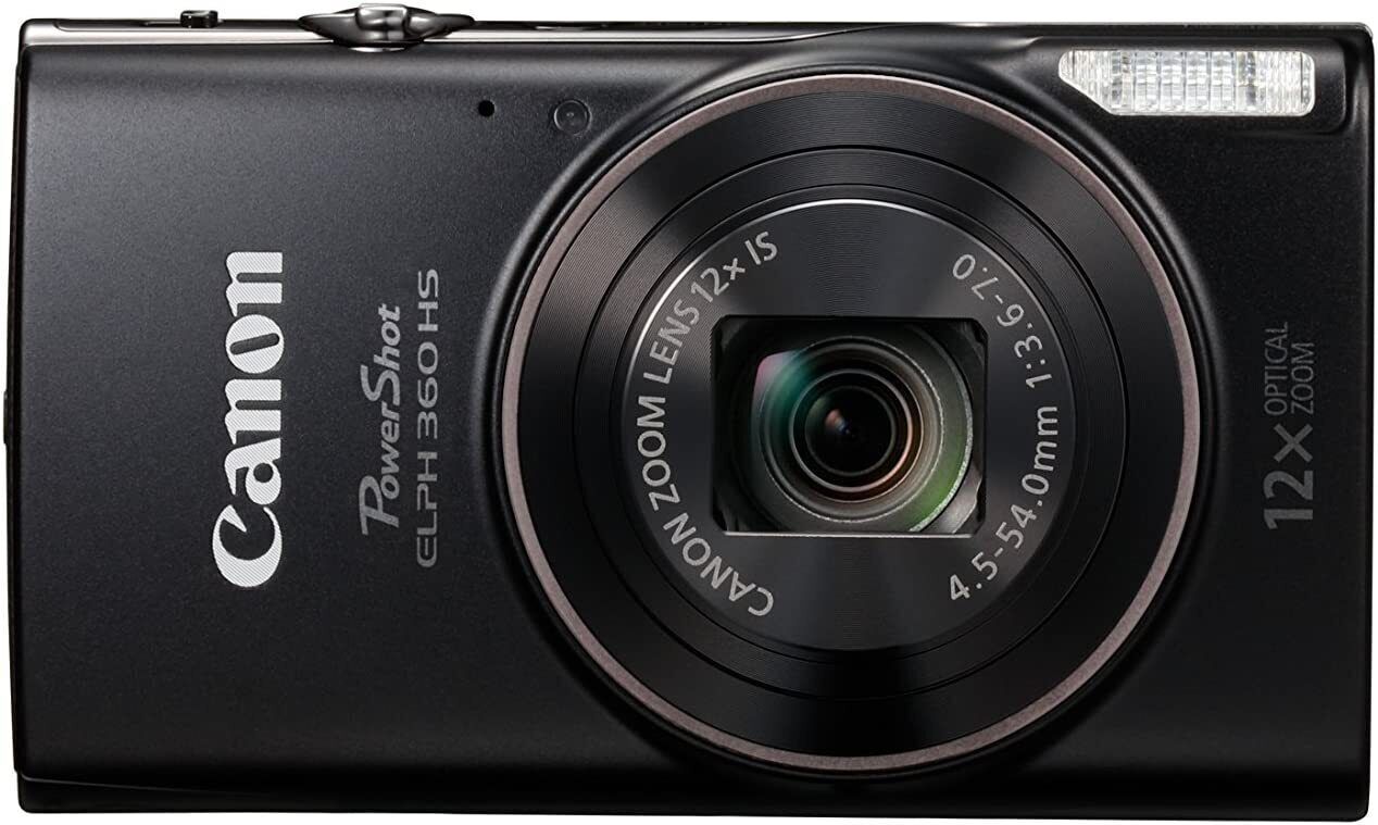 Canon PowerShot ELPH 360 HS/ IXUS 285/ IXY 650 12X Optical Zoom Digital Camera