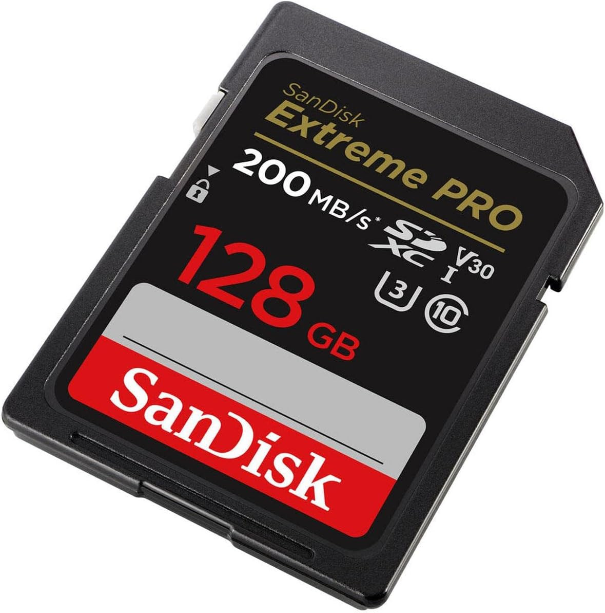 Pro 128GB SD Card UHS U3 200MB/s Read 140MB/s Write C10