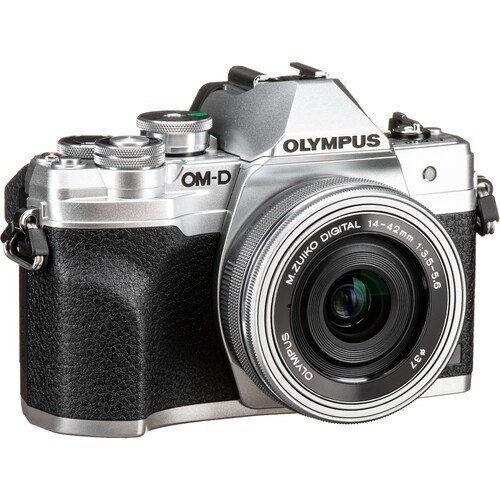 Reconditioned Olympus OM-D E-M10 Mark IV Mirrorless Camera Kit with 14-42mm Lens