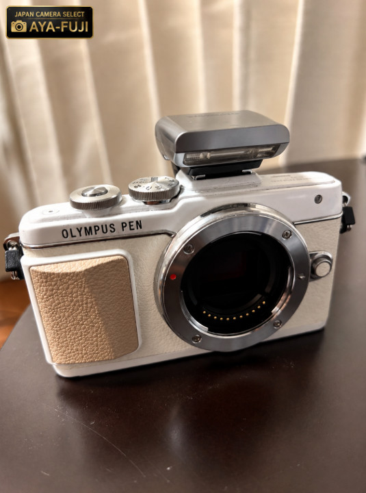 [Excellent] Olympus PEN Lite E-PL7 16.1MP Mirrorless Camera Body White Japan