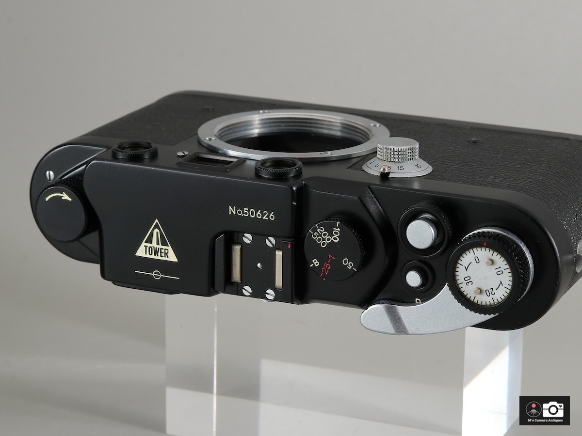 CLA’d,TOWER 35 (Nicca 3-F)Rangefinder camera Black repaint Exc++ From JP#5062