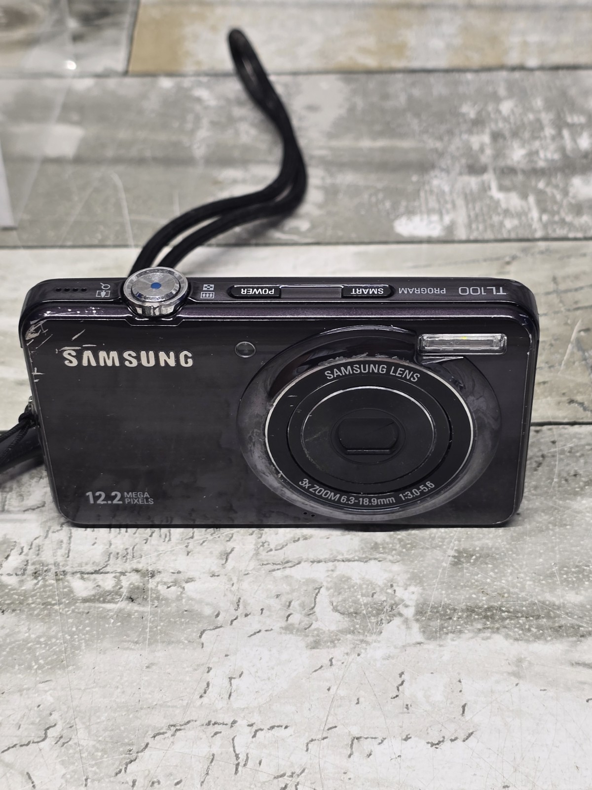Samsung TL100 12.2MP Digital Camera – Black w/ Car Charger